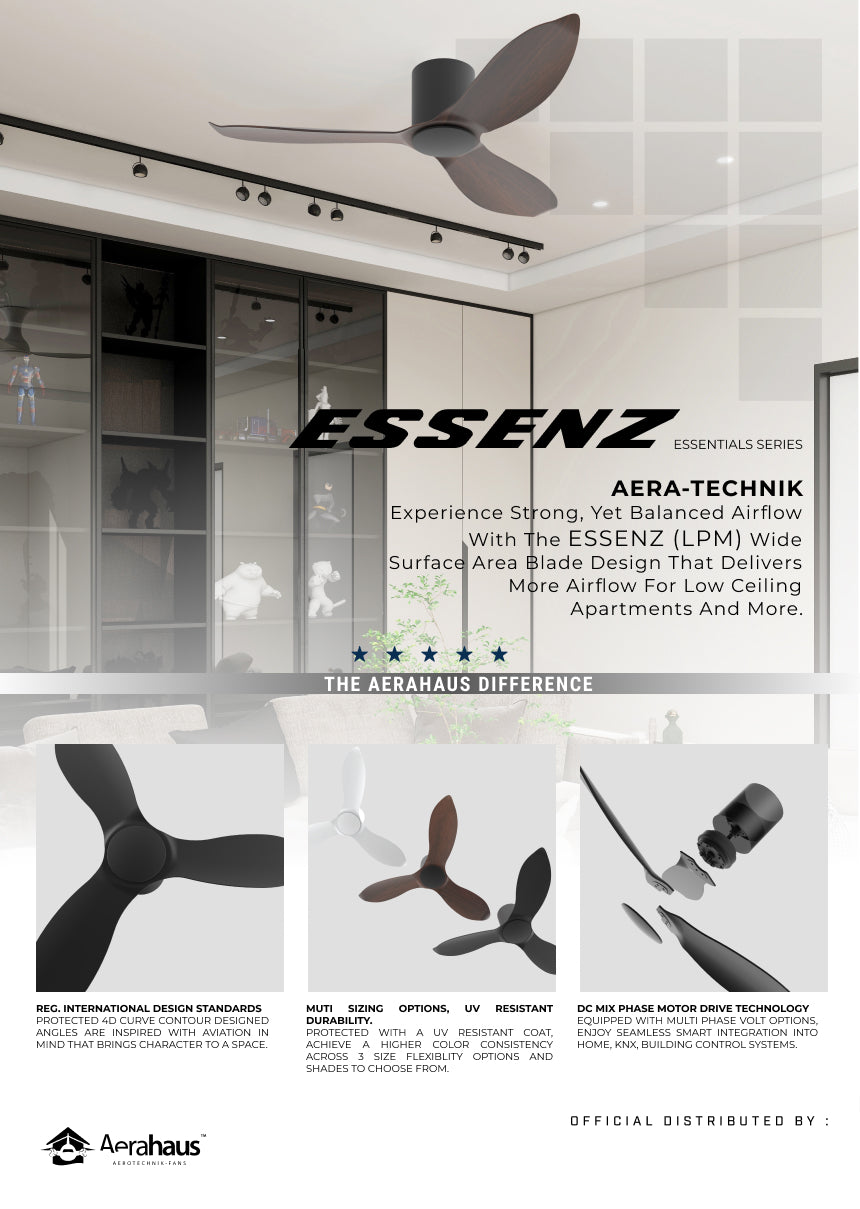 ESSENZ (LPM) Aerahaus Technik DC Ceiling Fan