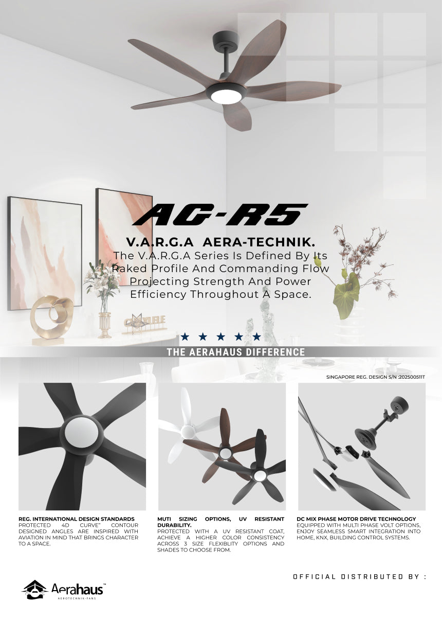 AG-R5 Aerahaus Technik DC Ceiling Fan