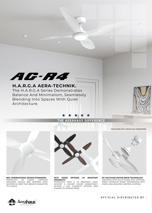 AG-R4 Aerahaus Technik DC Ceiling Fan