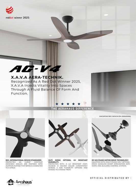 AG-V4 Aerahaus Technik DC Ceiling Fan