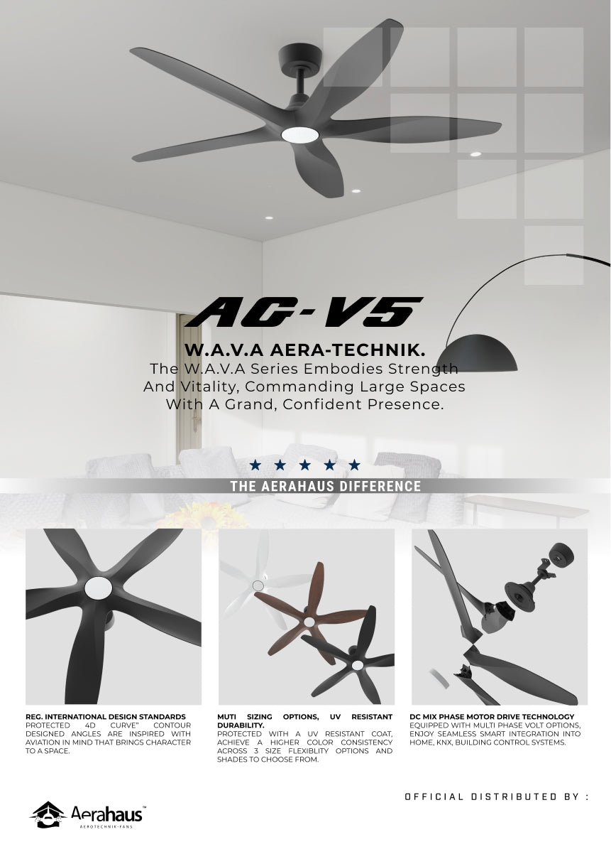 AG-V5 Aerahaus Technik DC Ceiling Fan
